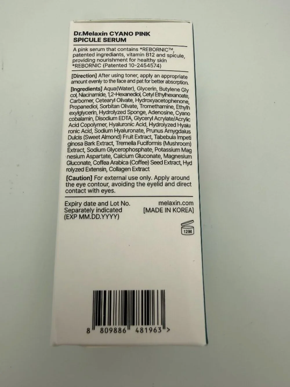 Dr.Melaxin Calcium CX Cyano Pink Spicule Serum 30ml